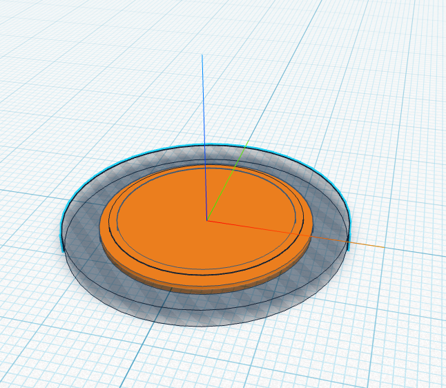 The ring with the tube-shaped hole around it.