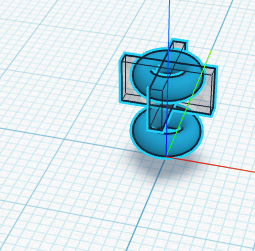 The two hole boxes crossing in an X through the upper ring.