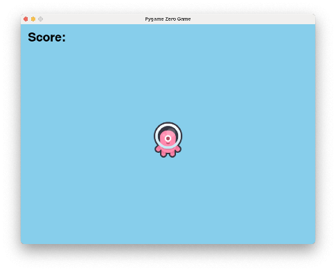 The scene with a Score label in the corner.